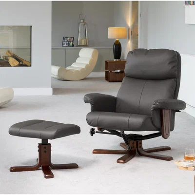 The Range Woodacre Swivel Recliner - Grey