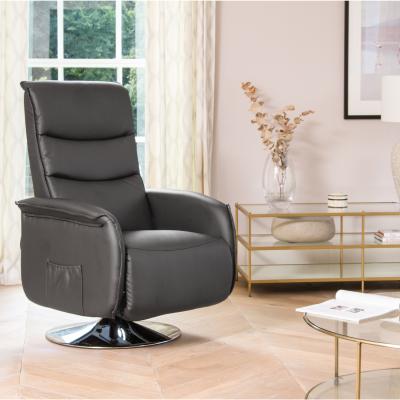 The Range Brenham Swivel Recliner with Massage and Heat - Grey