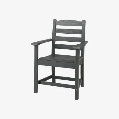 The Range Plastic Adirondack Armchair - Grey