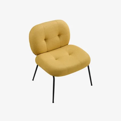 The Range Modern Upholstered Lounge Chair - Yellow