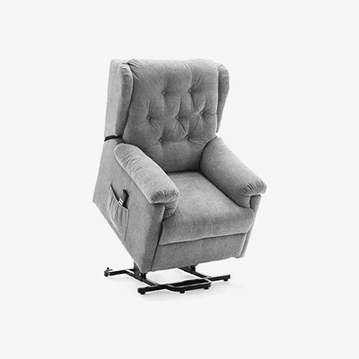 The Range Barnsley Fabric Electric Dual Rise Riser Recliner Mobility Armchair - Grey