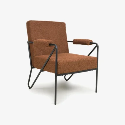 The Range Oslo Speckled Armchair - Burnt Orange