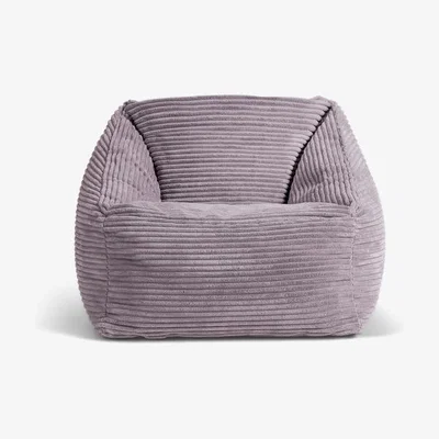 The Range icon Kids Cord Armchair Bean Bag - Purple