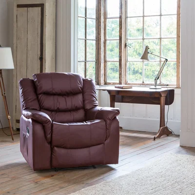The Range Almeira Reclining Armchair - Red