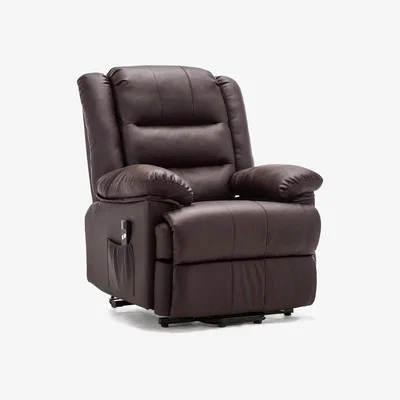 The Range Loxley Electric Rise Recliner Armchair - Brown