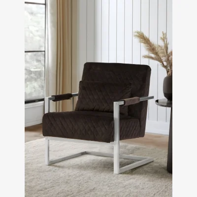 The Range Gatsby Black Fabric Armchair - Black