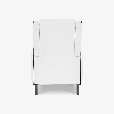The Range Ellis Gaming Recliner Armchair with Footrest Office, Desk, Computer Chair  - White