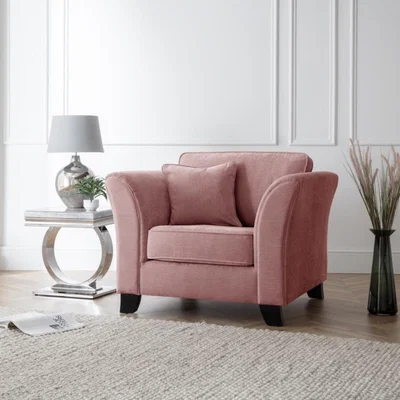 The Range The Anna Armchair - Plum