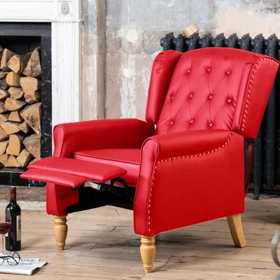 The Range Galena Recliner Armchair - Red