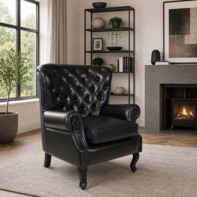 The Range Marlborough Armchair - Black