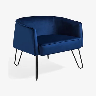 The Range Hairpin Tub Arm Chair - Navy