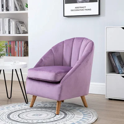 The Range Velvet Single Armchair - Velvet