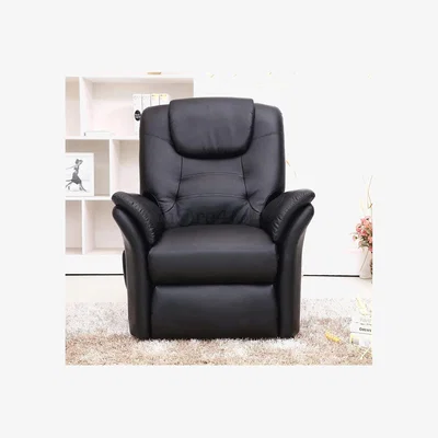The Range Windsor Elecrtic Rise Recliner Leather Armchair  - Black