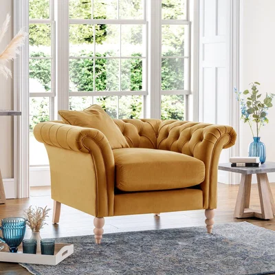 The Range The Juliet Armchair - Ochre