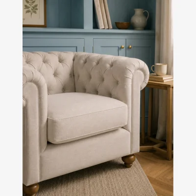 Rose & Grey Nico Armchair in Pebble