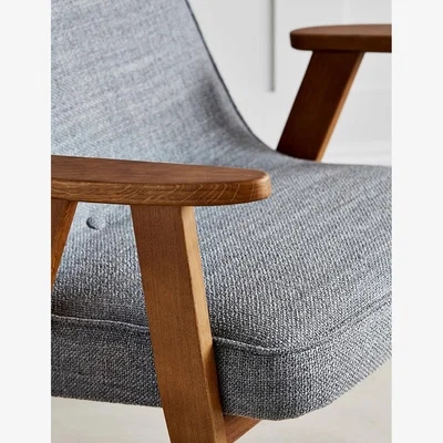 Rose & Grey Jozef Chierowski 366 Easy Chair Denim Boucle