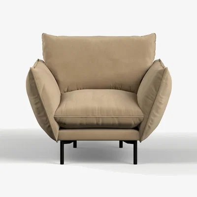 Rose & Grey Didsbury Armchair Champagne Clever Velvet