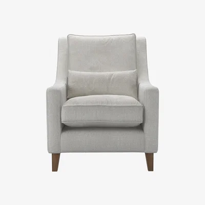 Sofa.com High Back Iggy Armchair in Shell Heathland Weave - sofa.com