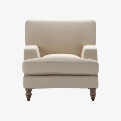 Sofa.com Isla Small Armchair in Elderflower Organic Smart Cotton