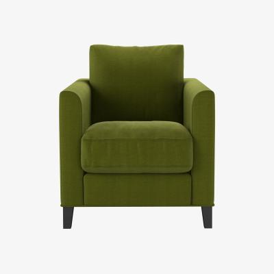 Sofa.com Izzy Armchair in Vine Leaf Organic Smart Cotton