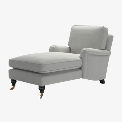 Sofa.com Bluebell Chaise Armchair in Wishing Well Organic Smart Cotton