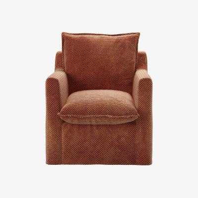 Sofa.com Anders Armchair in Pomegranate Bubble Velvet