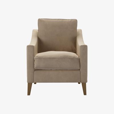 Sofa.com Iggy Armchair in Fawn Aquaclean Clever Velvet