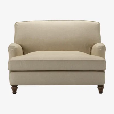 Sofa.com Bluebell Loveseat Sofabed in White Sands Soft Chenille - sofa.com