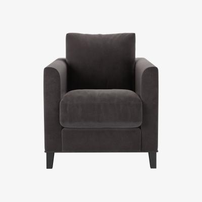 Sofa.com Izzy Armchair in Shale Aquaclean Clever Velvet