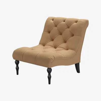 Sofa.com Claude Armchair in Pecan Brushed Linen Cotton - sofa.com