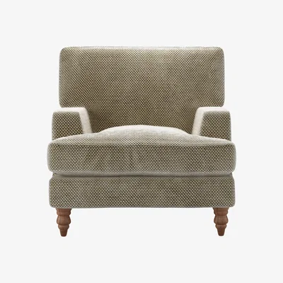 Sofa.com Isla Armchair in Cappuccino Bubble Velvet - sofa.com