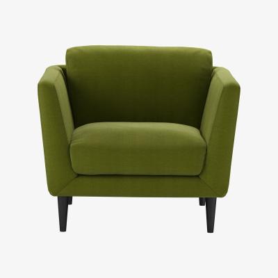 Sofa.com Holly Small Armchair in Vine Leaf Organic Smart Cotton