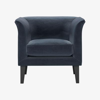 Sofa.com Fingal Armchair in Skyfall Cotton Matt Velvet
