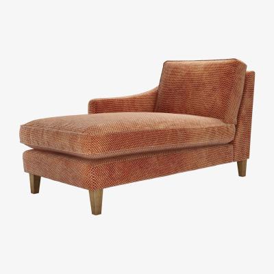 Sofa.com Iggy LHF Chaise Armchair in Pomegranate Bubble Velvet