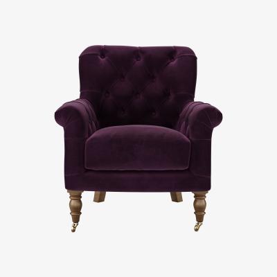 Sofa.com Poppy Armchair in Damson Smart Velvet