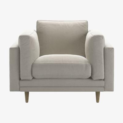 Sofa.com Marco Armchair in Stoneware Easy Cotton