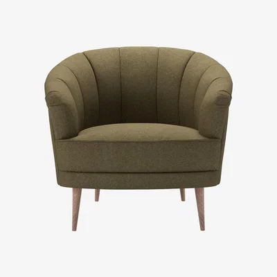 Sofa.com Harper Armchair in Pine Soft Sustainable Wool - sofa.com
