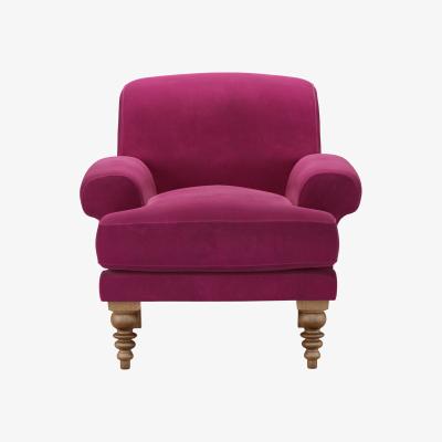 Sofa.com Saturday Armchair in Persian Rose Smart Velvet