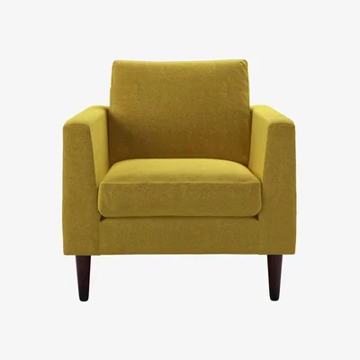 Sofa.com Jude Armchair in Yellow Soft Textured