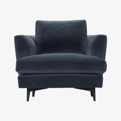 Sofa.com Lars Armchair in Skyfall Cotton Matt Velvet