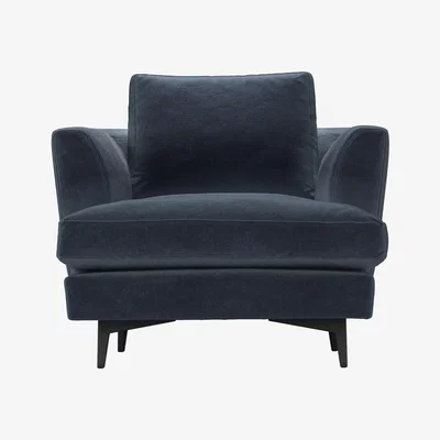Sofa.com Lars Armchair in Skyfall Cotton Matt Velvet