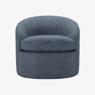 Sofa.com Quinn Armchair in Azure Florence Textured Weave