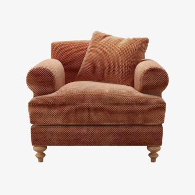 Sofa.com Teddy Armchair in Pomegranate Bubble Velvet