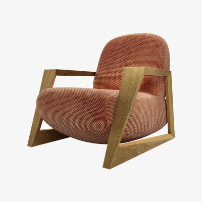 Sofa.com Hockney Armchair in Pomegranate Bubble Velvet