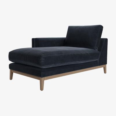 Sofa.com Costello LHF Chaise Armchair in Mercury Cashmere Velvet