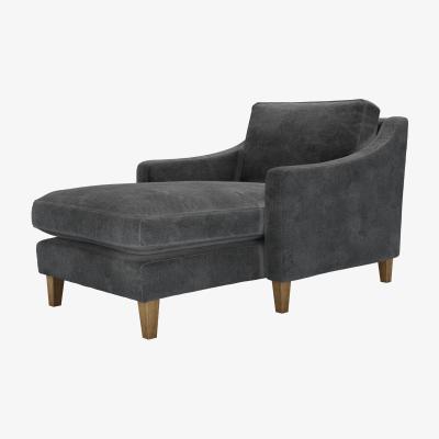 Sofa.com Iggy Chaise Armchair in Raven Speckled Chenille
