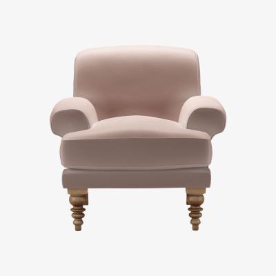 Sofa.com Saturday Armchair in Orchid Cotton Matt Velvet - sofa.com