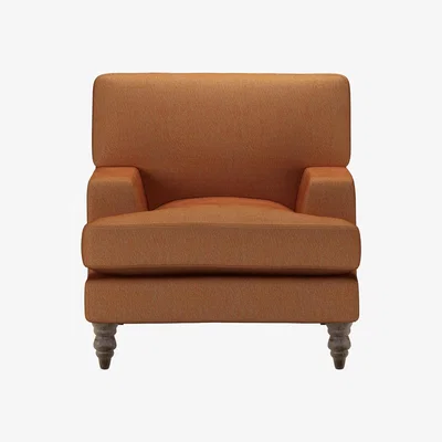 Sofa.com Isla Small Armchair in Saffron Heathland Weave - sofa.com