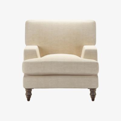 Sofa.com Isla Small Armchair in Chantilly Aquaclean Clever Chenille