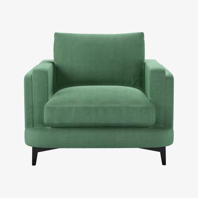 Sofa.com Boston Squared Arm Armchair in Celadon Easy Cotton
